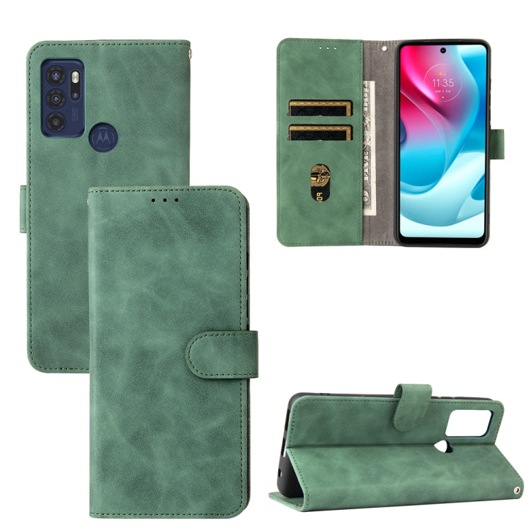 Solid Color Skin Feel Magnetic Buckle Horizontal Flip PU Leather Case with Holder &amp; Card Slots &amp; Wallet