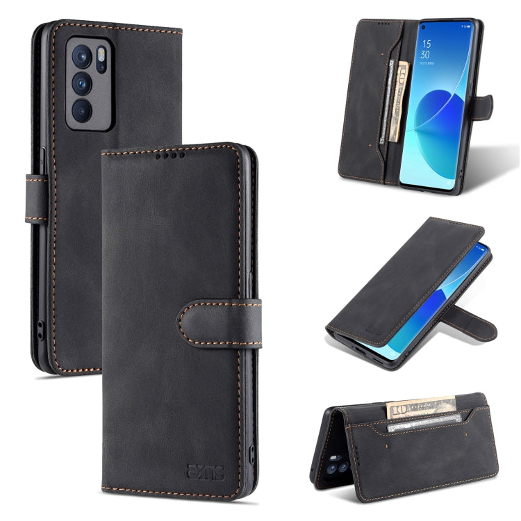 AZNS Dream II Skin Feel PU+TPU Horizontal Flip Leather Case with Holder &amp; Card Slots &amp; Wallet