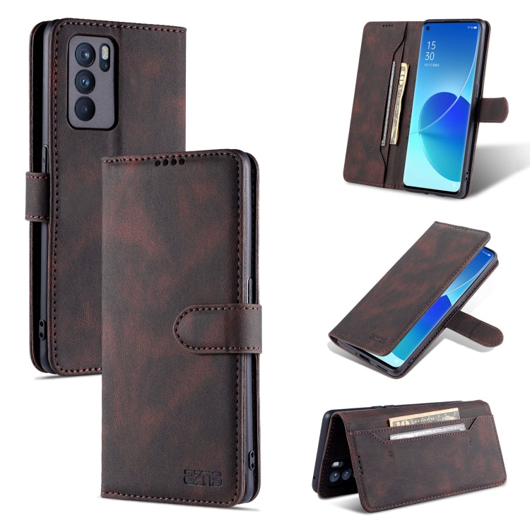 AZNS Dream II Skin Feel PU+TPU Horizontal Flip Leather Case with Holder &amp; Card Slots &amp; Wallet