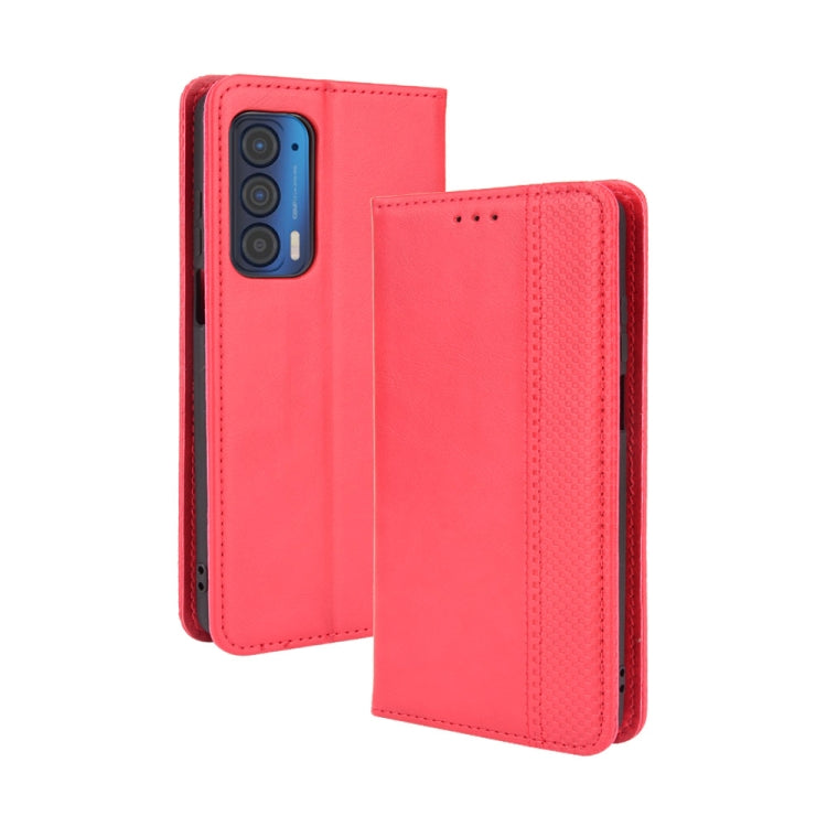 Magnetic Buckle Retro Pattern Horizontal Flip Leather Case with Holder & Card Slot & Wallet, For Motorola Edge 20, For Motorola Edge 2021, For Motorola Moto G60S, For OPPO Reno6 4G, For OPPO Realme C21Y, For OPPO Realme GT Explorer Master