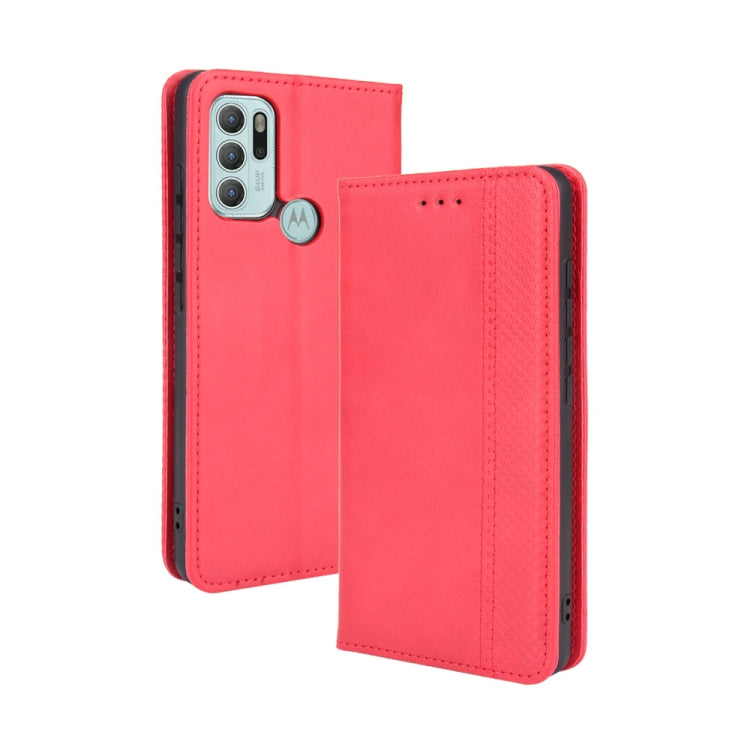 Magnetic Buckle Retro Pattern Horizontal Flip Leather Case with Holder & Card Slot & Wallet, For Motorola Edge 20, For Motorola Edge 2021, For Motorola Moto G60S, For OPPO Reno6 4G, For OPPO Realme C21Y, For OPPO Realme GT Explorer Master