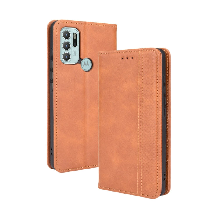 Magnetic Buckle Retro Pattern Horizontal Flip Leather Case with Holder & Card Slot & Wallet, For Motorola Edge 20, For Motorola Edge 2021, For Motorola Moto G60S, For OPPO Reno6 4G, For OPPO Realme C21Y, For OPPO Realme GT Explorer Master