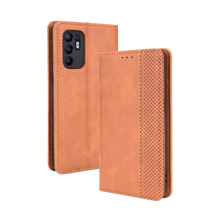 Magnetic Buckle Retro Pattern Horizontal Flip Leather Case with Holder & Card Slot & Wallet, For Motorola Edge 20, For Motorola Edge 2021, For Motorola Moto G60S, For OPPO Reno6 4G, For OPPO Realme C21Y, For OPPO Realme GT Explorer Master