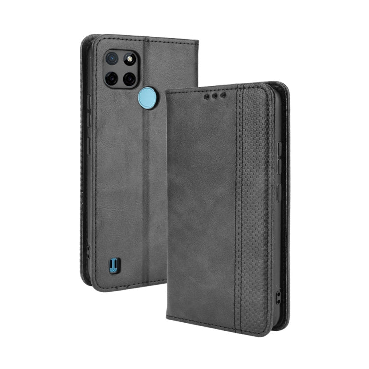 Magnetic Buckle Retro Pattern Horizontal Flip Leather Case with Holder & Card Slot & Wallet, For Motorola Edge 20, For Motorola Edge 2021, For Motorola Moto G60S, For OPPO Reno6 4G, For OPPO Realme C21Y, For OPPO Realme GT Explorer Master