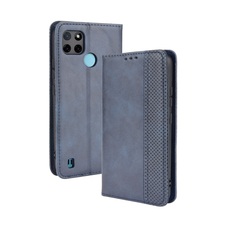 Magnetic Buckle Retro Pattern Horizontal Flip Leather Case with Holder & Card Slot & Wallet, For Motorola Edge 20, For Motorola Edge 2021, For Motorola Moto G60S, For OPPO Reno6 4G, For OPPO Realme C21Y, For OPPO Realme GT Explorer Master