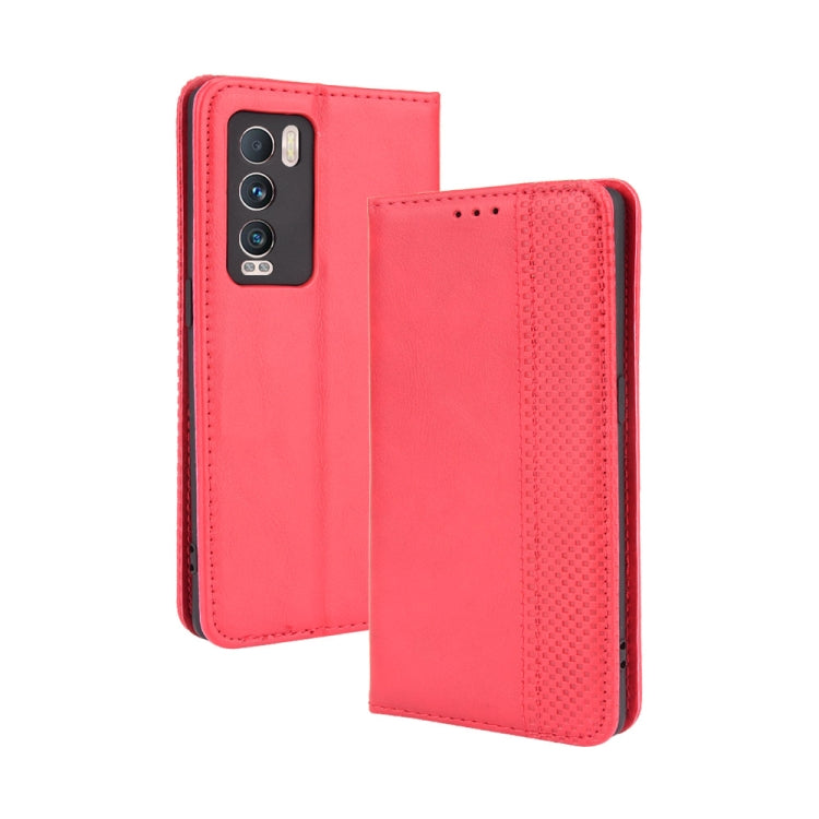 Magnetic Buckle Retro Pattern Horizontal Flip Leather Case with Holder & Card Slot & Wallet, For Motorola Edge 20, For Motorola Edge 2021, For Motorola Moto G60S, For OPPO Reno6 4G, For OPPO Realme C21Y, For OPPO Realme GT Explorer Master