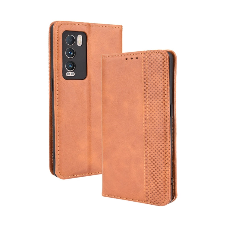 Magnetic Buckle Retro Pattern Horizontal Flip Leather Case with Holder & Card Slot & Wallet, For Motorola Edge 20, For Motorola Edge 2021, For Motorola Moto G60S, For OPPO Reno6 4G, For OPPO Realme C21Y, For OPPO Realme GT Explorer Master