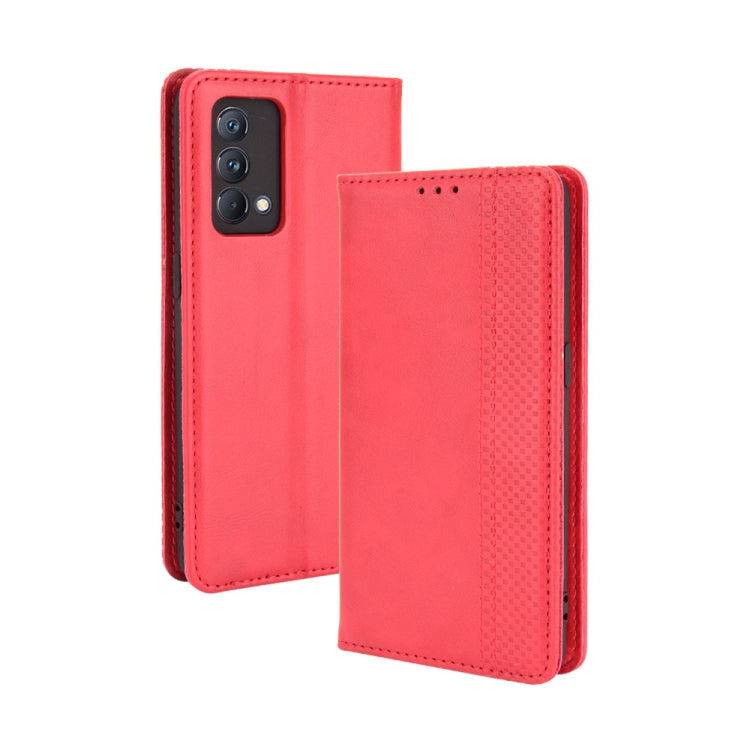 Magnetic Buckle Retro Pattern Horizontal Flip Leather Case with Holder & Card Slot & Wallet, For Motorola Edge 20, For Motorola Edge 2021, For Motorola Moto G60S, For OPPO Reno6 4G, For OPPO Realme C21Y, For OPPO Realme GT Explorer Master