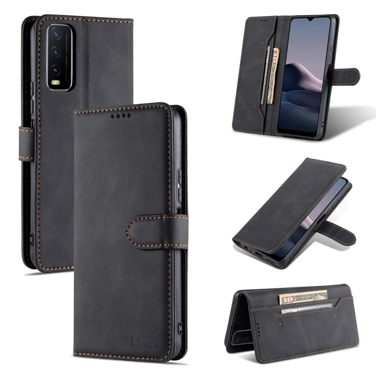 AZNS Dream II Skin Feel PU+TPU Horizontal Flip Leather Case with Holder &amp; Card Slots &amp; Wallet