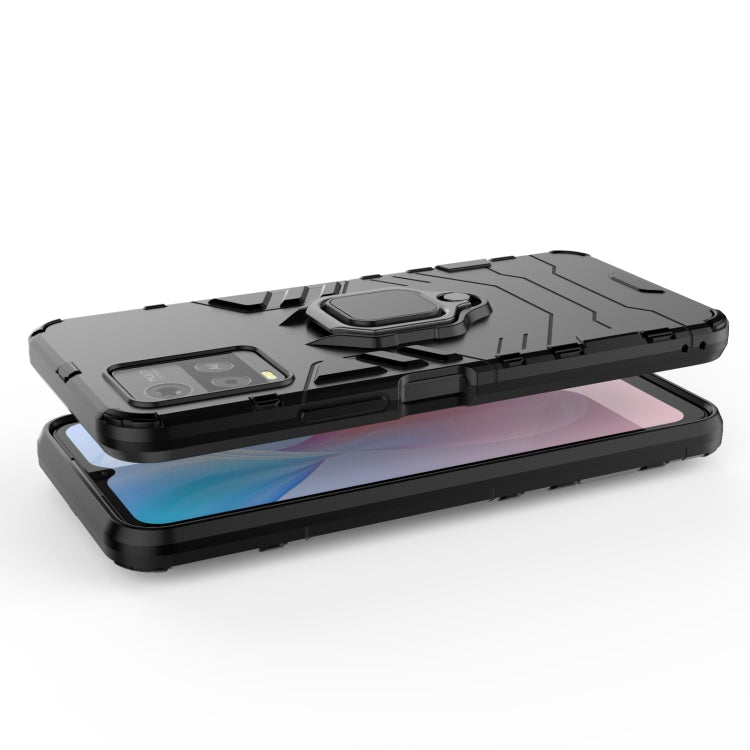 Shockproof PC + TPU Protective Case with Magnetic Ring Holder, For vivo Y21