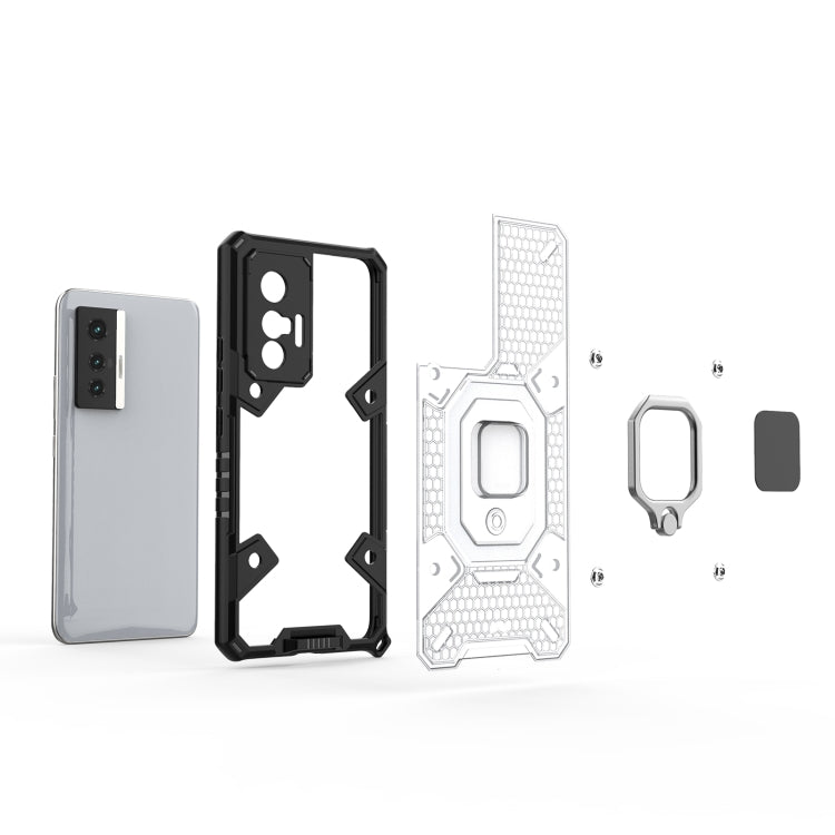 Space PC+TPU Shockproof Case with Ring Holder, For vivo X70, For vivo X70 Pro, For vivo X70 Pro+, For Xiaomi Redmi 10, For Xiaomi Mi Mix 4