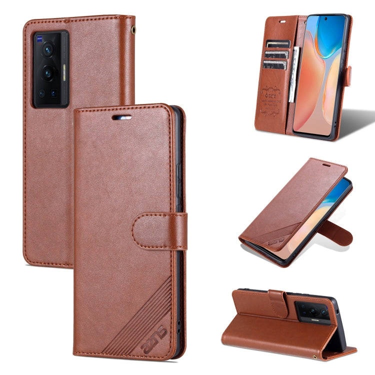 AZNS Sheepskin Texture Horizontal Flip Leather Case with Holder &amp; Card Slots &amp; Wallet, For vivo X70, For vivo X70 Pro, For Honor X20, For Xiaomi Redmi 10, For Xiaomi Mix 4
