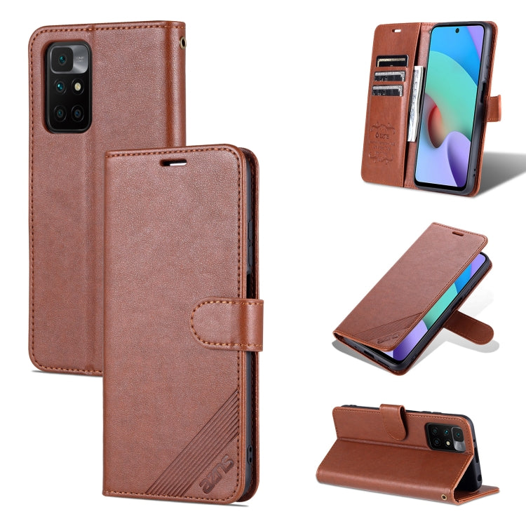 AZNS Sheepskin Texture Horizontal Flip Leather Case with Holder &amp; Card Slots &amp; Wallet, For vivo X70, For vivo X70 Pro, For Honor X20, For Xiaomi Redmi 10, For Xiaomi Mix 4