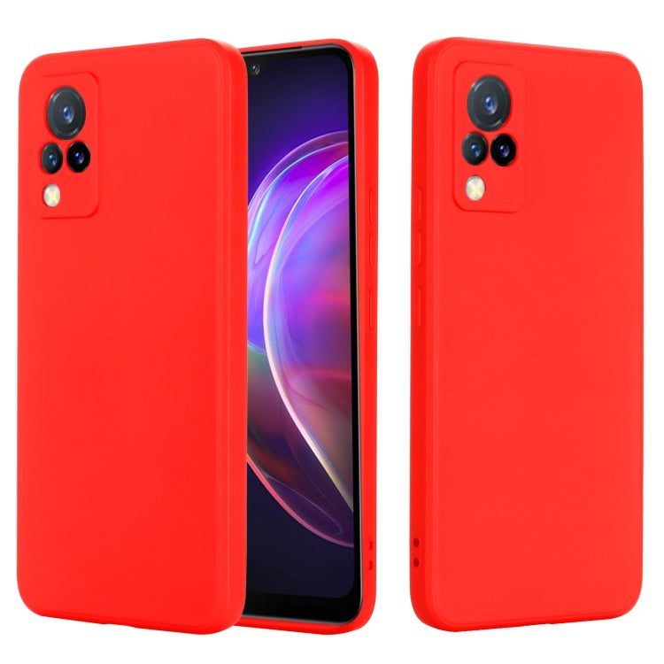 Solid Color Liquid Silicone Shockproof Full Coverage Protective Case, For OnePlus Nord 2 5G, For OPPO A16 / A16S Foreign Version, For vivo V21 5G / 4G, For vivo V21e 4G / Y73 2021, For vivo V21e 5G Foreign Version, For vivo X60 Pro 5G Foreign Version