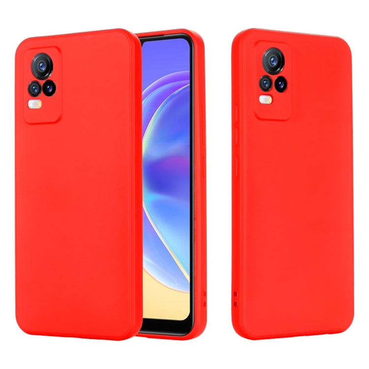 Solid Color Liquid Silicone Shockproof Full Coverage Protective Case, For OnePlus Nord 2 5G, For OPPO A16 / A16S Foreign Version, For vivo V21 5G / 4G, For vivo V21e 4G / Y73 2021, For vivo V21e 5G Foreign Version, For vivo X60 Pro 5G Foreign Version