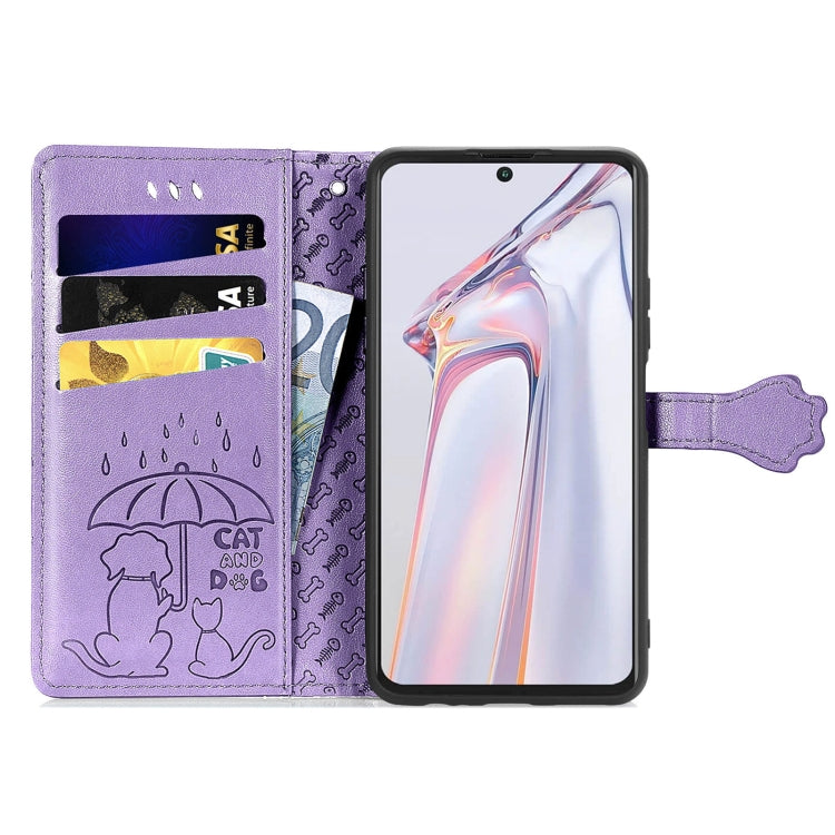 Lovely Cat and Dog Embossing Pattern Horizontal Flip Leather Case , with Holder & Card Slots & Wallet & Cartoon Clasp & Lanyard, For Blackview A100, For Huawei nova 8 SE Youth, For Infinix Hot 10T, For Infinix Note 10 Pro