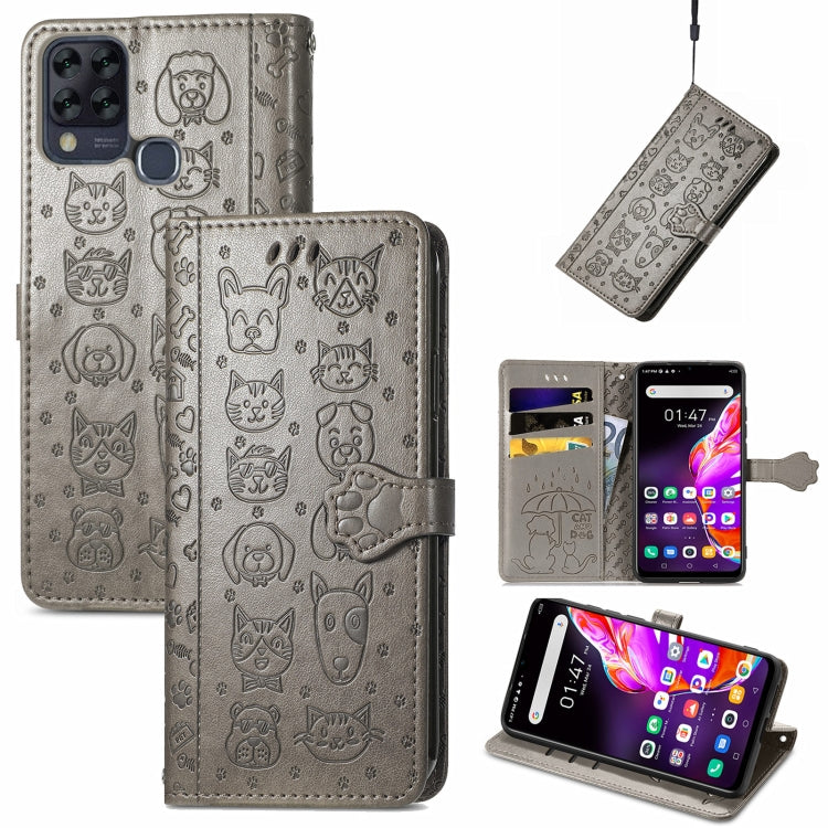 Lovely Cat and Dog Embossing Pattern Horizontal Flip Leather Case , with Holder & Card Slots & Wallet & Cartoon Clasp & Lanyard, For Blackview A100, For Huawei nova 8 SE Youth, For Infinix Hot 10T, For Infinix Note 10 Pro