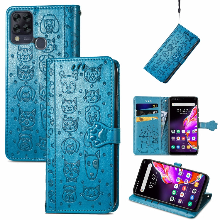 Lovely Cat and Dog Embossing Pattern Horizontal Flip Leather Case , with Holder & Card Slots & Wallet & Cartoon Clasp & Lanyard, For Blackview A100, For Huawei nova 8 SE Youth, For Infinix Hot 10T, For Infinix Note 10 Pro