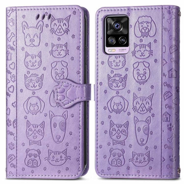 Lovely Cat and Dog Embossing Pattern Horizontal Flip Leather Case , with Holder &amp; Card Slots &amp; Wallet &amp; Cartoon Clasp &amp; Lanyard, For ZTE Nubia Z30 Pro, For Alcatel 1S 2021, For Asus Zenfone 8 Flip, For Huawei Maimang 10 SE