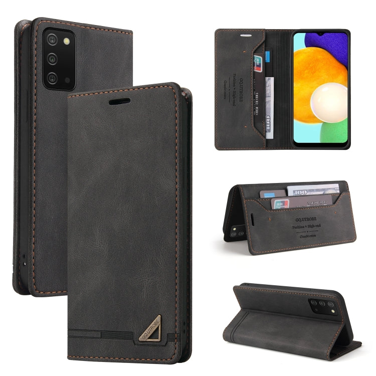 For Samsung Galaxy A03s 166mm Skin Feel Anti-theft Brush Horizontal Flip Leather Case with Holder &amp; Card Slots &amp; Wallet(Brown), For Samsung Galaxy A03s 166mm