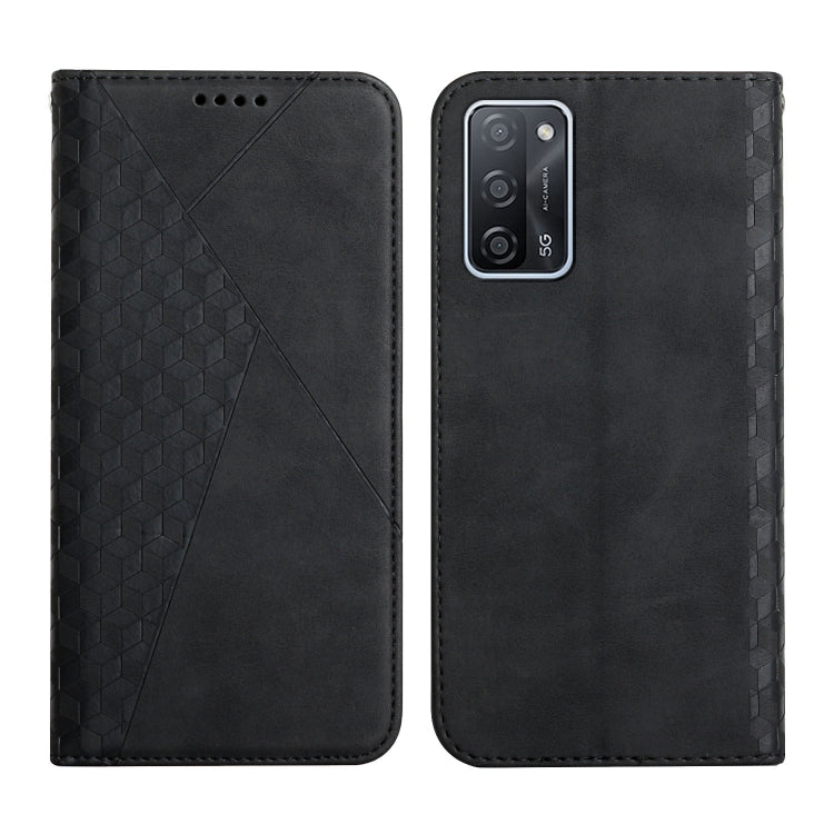 Diamond Pattern Splicing Skin Feel Magnetic Horizontal Flip Leather Case with Card Slots & Holder & Wallet, For OPPO A16s / A16 / A54s / A53s 5G / A55 5G, For OPPO Realme V13 5G / Realme 8 5G, For Xiaomi Redmi 10