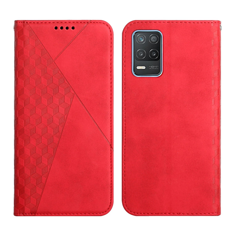 Diamond Pattern Splicing Skin Feel Magnetic Horizontal Flip Leather Case with Card Slots &amp; Holder &amp; Wallet, For OPPO A16s / A16 / A54s / A53s 5G / A55 5G, For OPPO Realme V13 5G / Realme 8 5G, For Xiaomi Redmi 10