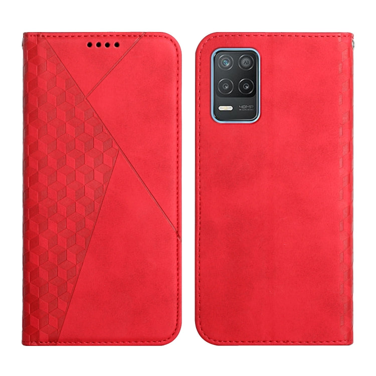 Diamond Pattern Splicing Skin Feel Magnetic Horizontal Flip Leather Case with Card Slots & Holder & Wallet, For OPPO A16s / A16 / A54s / A53s 5G / A55 5G, For OPPO Realme V13 5G / Realme 8 5G, For Xiaomi Redmi 10