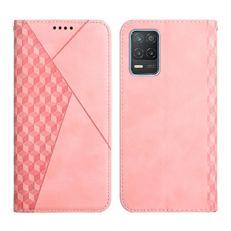 Diamond Pattern Splicing Skin Feel Magnetic Horizontal Flip Leather Case with Card Slots & Holder & Wallet, For OPPO A16s / A16 / A54s / A53s 5G / A55 5G, For OPPO Realme V13 5G / Realme 8 5G, For Xiaomi Redmi 10