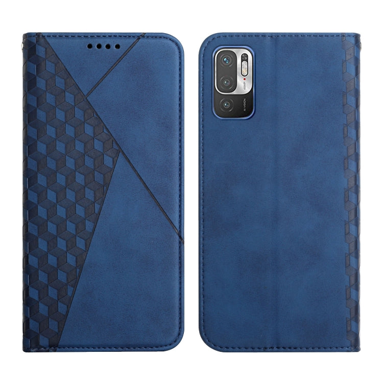 Diamond Pattern Splicing Skin Feel Magnetic Horizontal Flip Leather Case with Card Slots & Holder & Wallet, For OPPO A16s / A16 / A54s / A53s 5G / A55 5G, For OPPO Realme V13 5G / Realme 8 5G, For Xiaomi Redmi 10