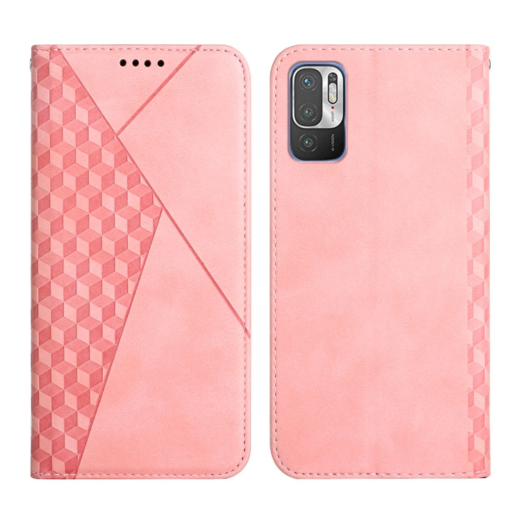 Diamond Pattern Splicing Skin Feel Magnetic Horizontal Flip Leather Case with Card Slots & Holder & Wallet, For OPPO A16s / A16 / A54s / A53s 5G / A55 5G, For OPPO Realme V13 5G / Realme 8 5G, For Xiaomi Redmi 10