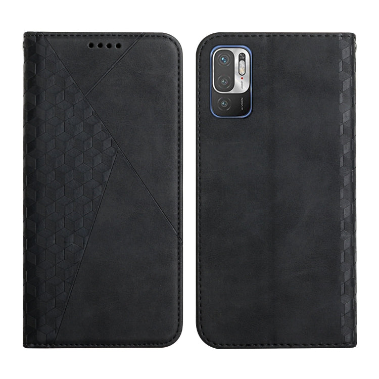 Diamond Pattern Splicing Skin Feel Magnetic Horizontal Flip Leather Case with Card Slots & Holder & Wallet, For OPPO A16s / A16 / A54s / A53s 5G / A55 5G, For OPPO Realme V13 5G / Realme 8 5G, For Xiaomi Redmi 10