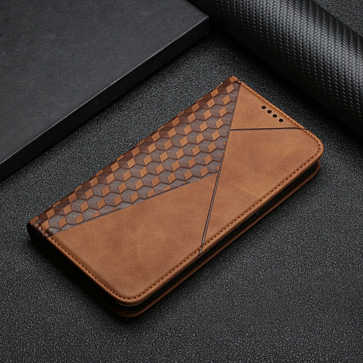 Diamond Pattern Splicing Skin Feel Magnetic Horizontal Flip Leather Case with Card Slots & Holder & Wallet, For Xiaomi Poco X3 NFC / X3 Pro / X3
