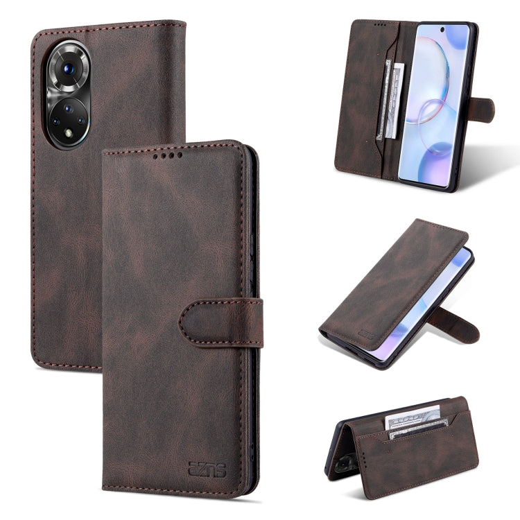 AZNS Dream II Skin Feel PU+TPU Horizontal Flip Leather Case with Holder &amp; Card Slots &amp; Wallet