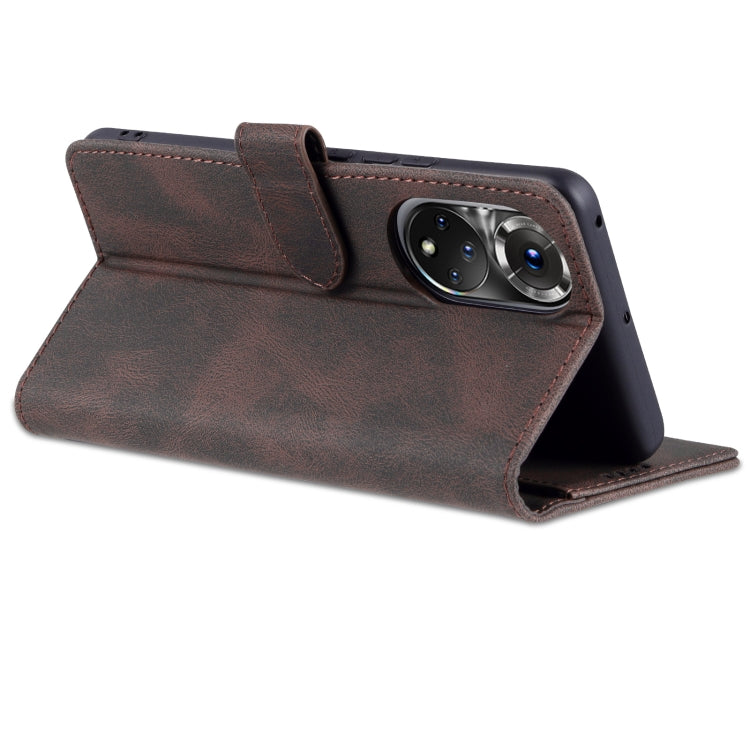 AZNS Dream II Skin Feel PU+TPU Horizontal Flip Leather Case with Holder &amp; Card Slots &amp; Wallet