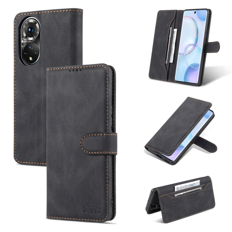 AZNS Dream II Skin Feel PU+TPU Horizontal Flip Leather Case with Holder &amp; Card Slots &amp; Wallet