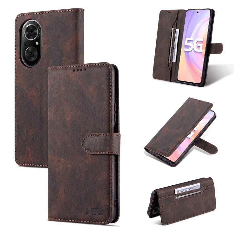 AZNS Dream II Skin Feel PU+TPU Horizontal Flip Leather Case with Holder & Card Slots & Wallet