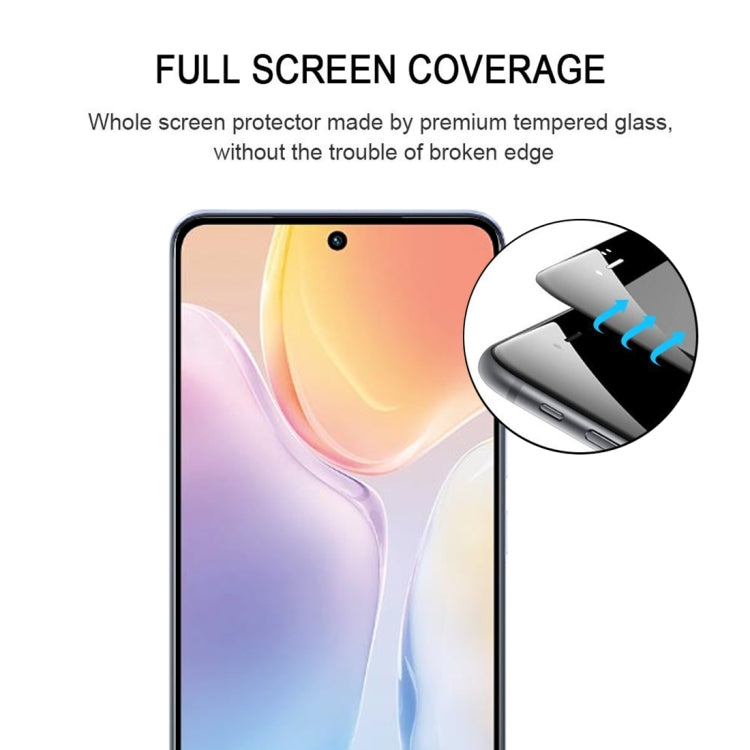 Full Glue Full Cover Screen Protector Tempered Glass Film, For vivo X70 (1 PC)