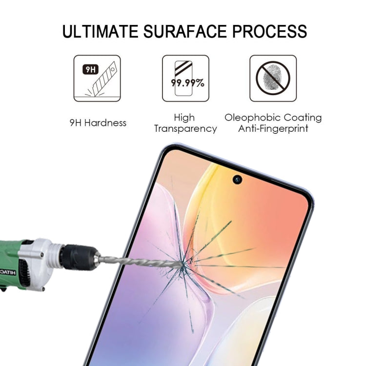 Full Glue Full Cover Screen Protector Tempered Glass Film, For vivo X70 (1 PC)