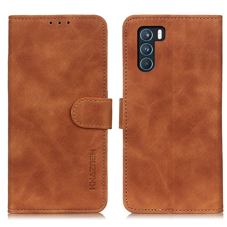 KHAZNEH Retro Texture PU + TPU Horizontal Flip Leather Case with Holder &amp; Card Slots &amp; Wallet, For OPPO K9 Pro, For OPPO Realme GT Neo2, For ZTE Blade V30 Vita