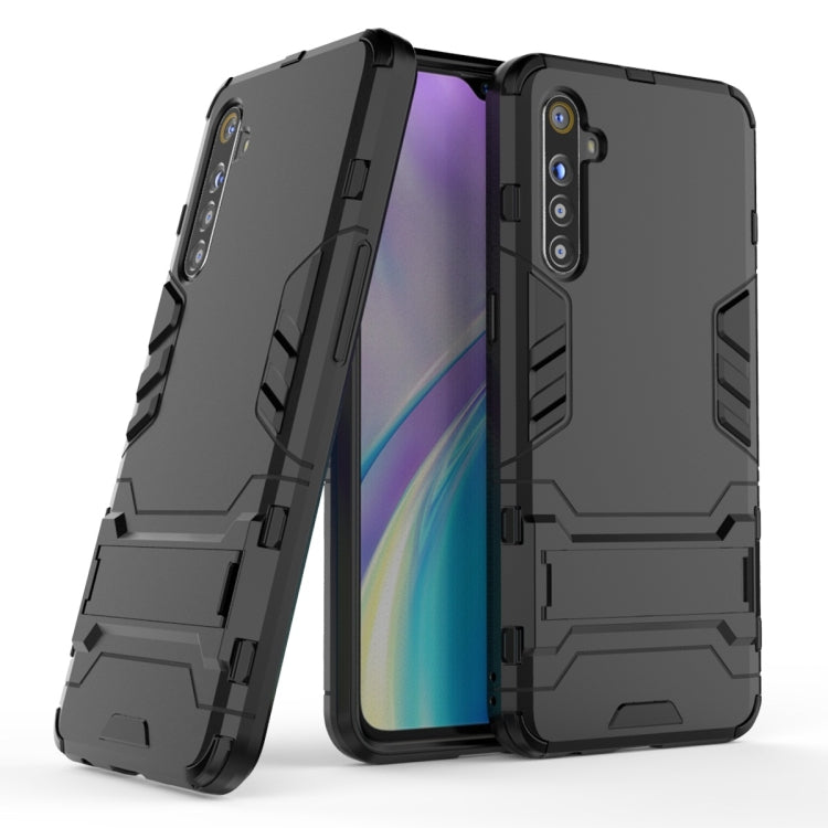 Shockproof PC + TPU Protective Case with Holder, For OPPO Realme XT & K5