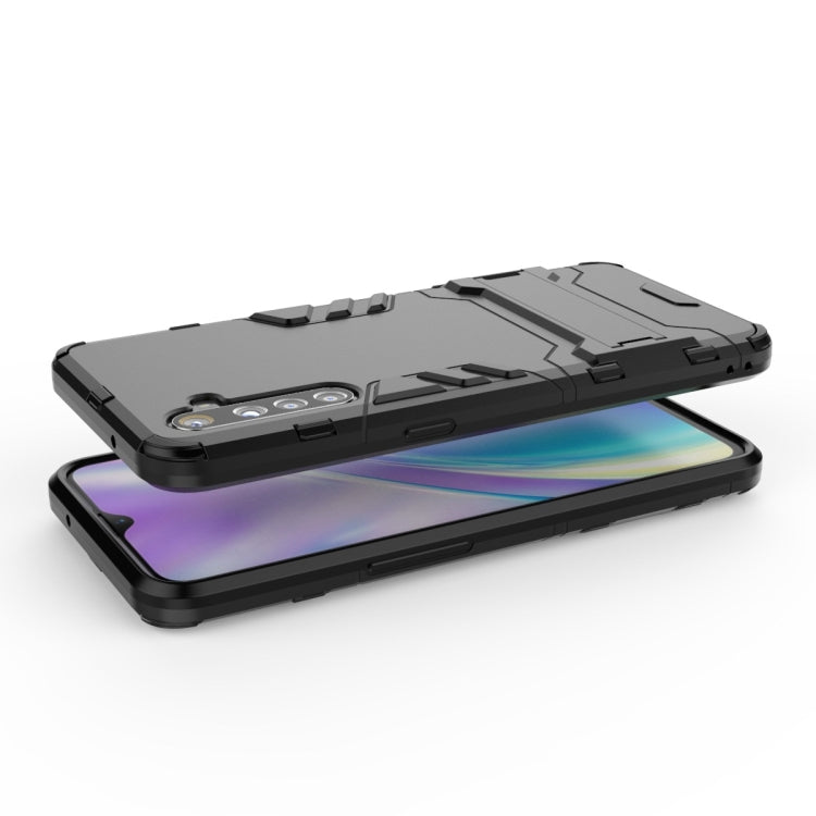 Shockproof PC + TPU Protective Case with Holder, For OPPO Realme XT & K5