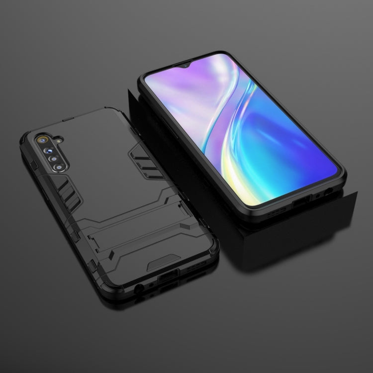Shockproof PC + TPU Protective Case with Holder, For OPPO Realme XT & K5