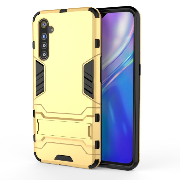 Shockproof PC + TPU Protective Case with Holder, For OnePlus 7T, For OPPO Realme XT & K5