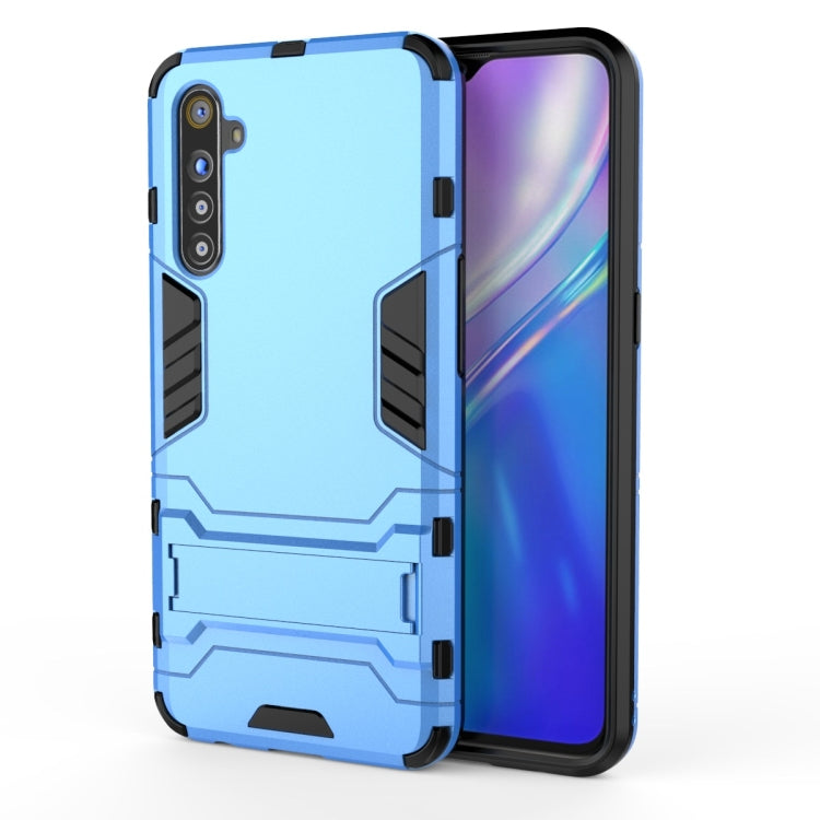 Shockproof PC + TPU Protective Case with Holder, For OnePlus 7T, For OPPO Realme XT & K5