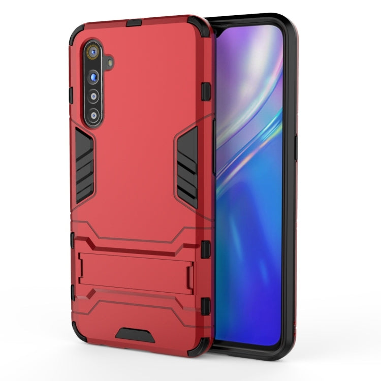 Shockproof PC + TPU Protective Case with Holder, For OnePlus 7T, For OPPO Realme XT & K5