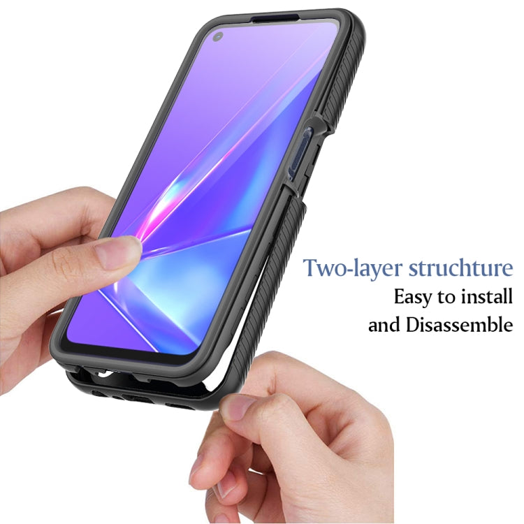 Starry Sky Solid Color Series Shockproof PC + TPU Protective Case with PET Film