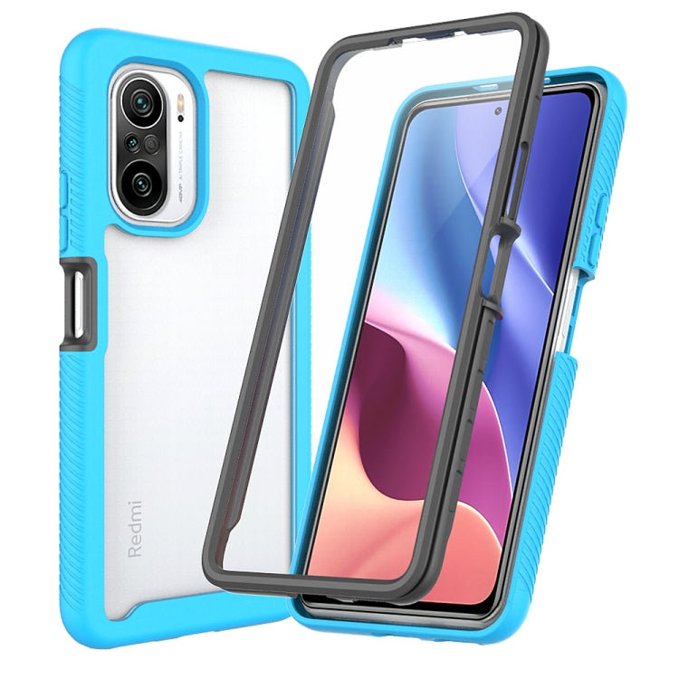 Starry Sky Solid Color Series Shockproof PC + TPU Protective Case with PET Film, For OPPO A52 / A72 / A92, For Xiaomi Poco F3 / Redmi K40, For Motorola Moto G9 Play, For OPPO A15, For OPPO A53