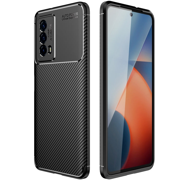 Carbon Fiber Texture Shockproof TPU Case, For Samsung Galaxy A13 5G, For vivo iQOO Z5, For Motorola Moto G Pure, For OPPO K9 Pro, For OPPO Realme 8i, For OPPO Realme GT Neo2