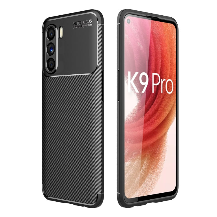 Carbon Fiber Texture Shockproof TPU Case, For Samsung Galaxy A13 5G, For vivo iQOO Z5, For Motorola Moto G Pure, For OPPO K9 Pro, For OPPO Realme 8i, For OPPO Realme GT Neo2