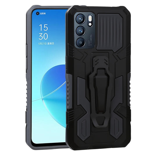 Armor Warrior Shockproof PC + TPU Protective Case, For OPPO Reno6